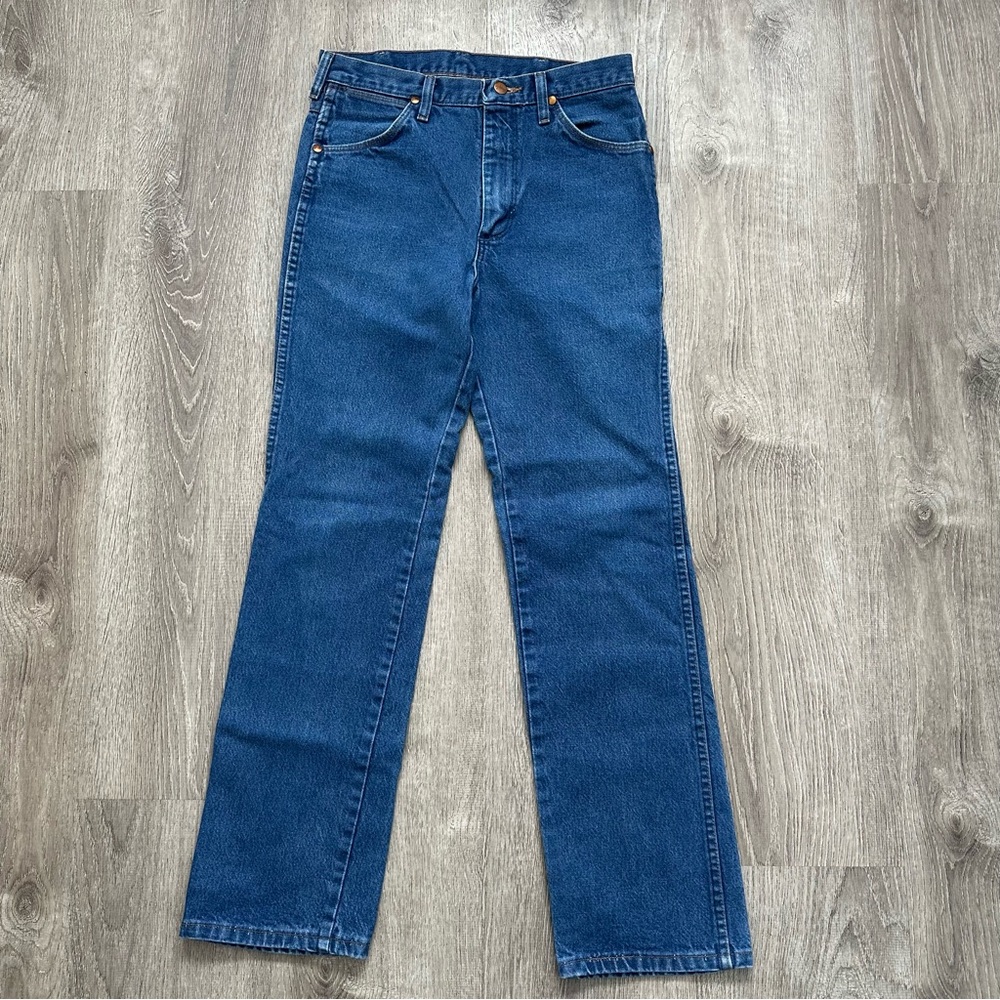 Wrangler Blue Straight Cut Jeans‎